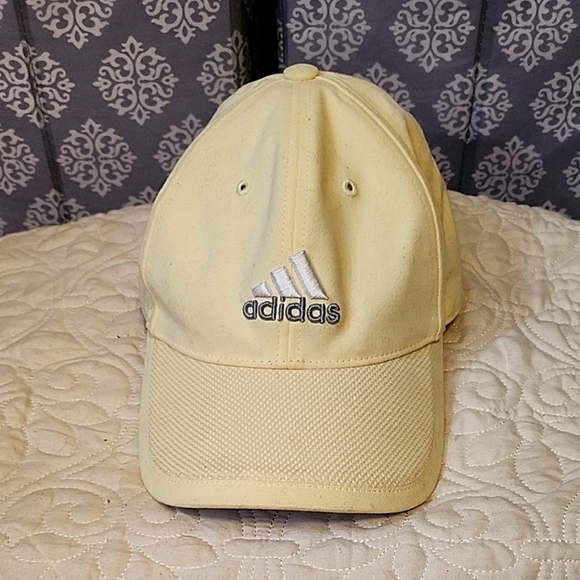 Adidas Baseball Cap Light Yellow OSFM - Picture 1 of 6